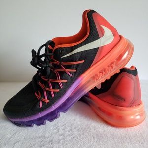 EUC Nike 'Air Max' in Black/Purple/Pink